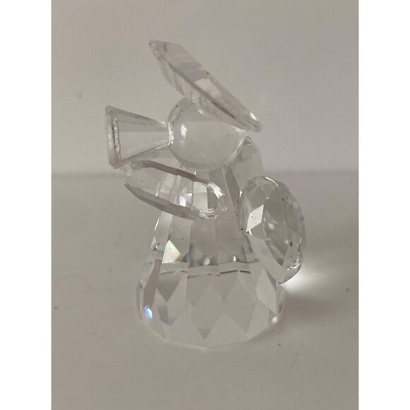 Swarovski Crystal RETIRED Angel Horn Figurines #7475 NR000 009 Original Box NEW - Picture 3 of 11